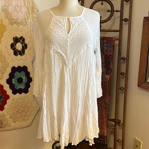 Sacred Threads Dresses & Skirts - Gauzy White Dress